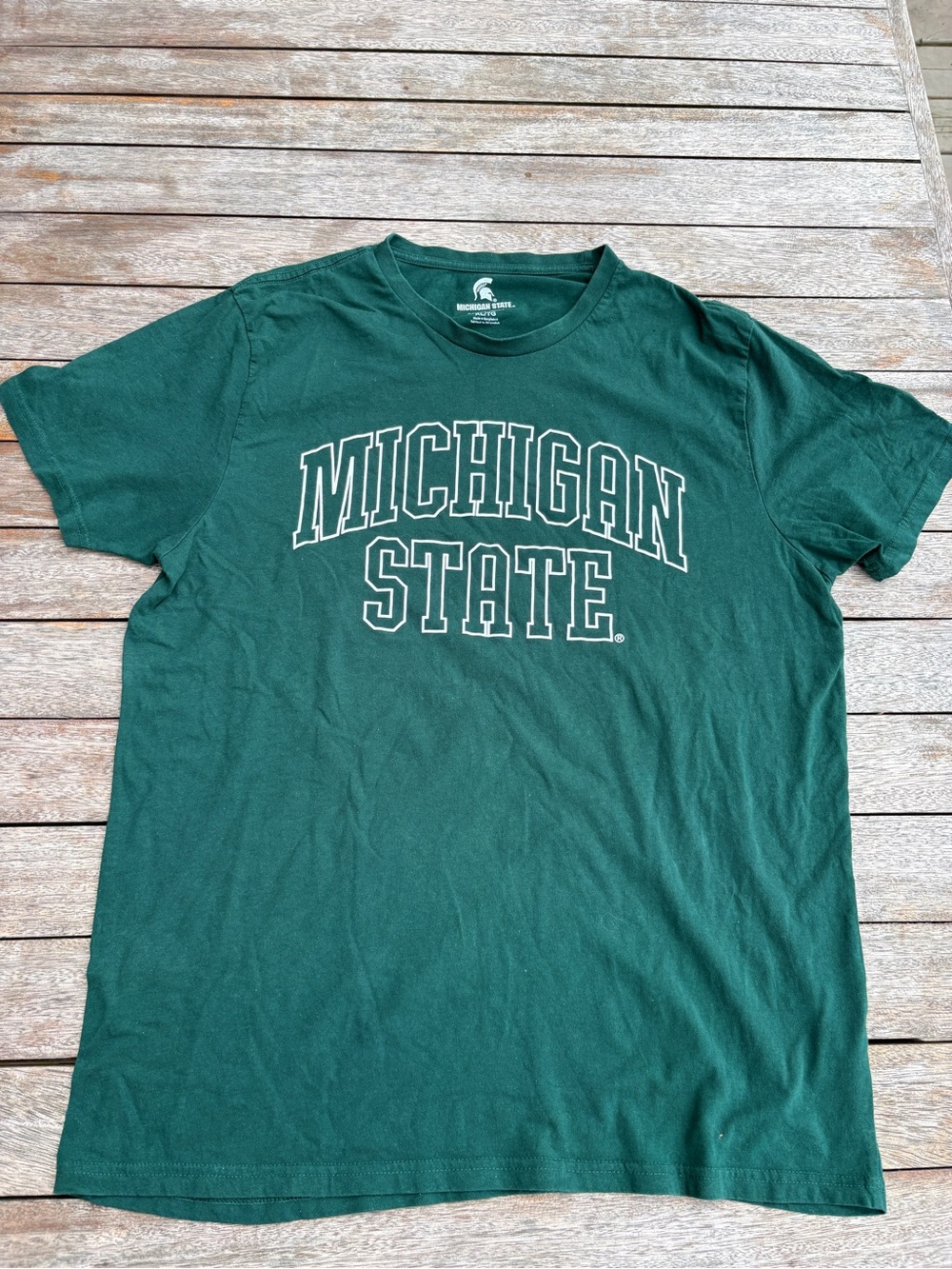 Michigan State T Shirt Green XL